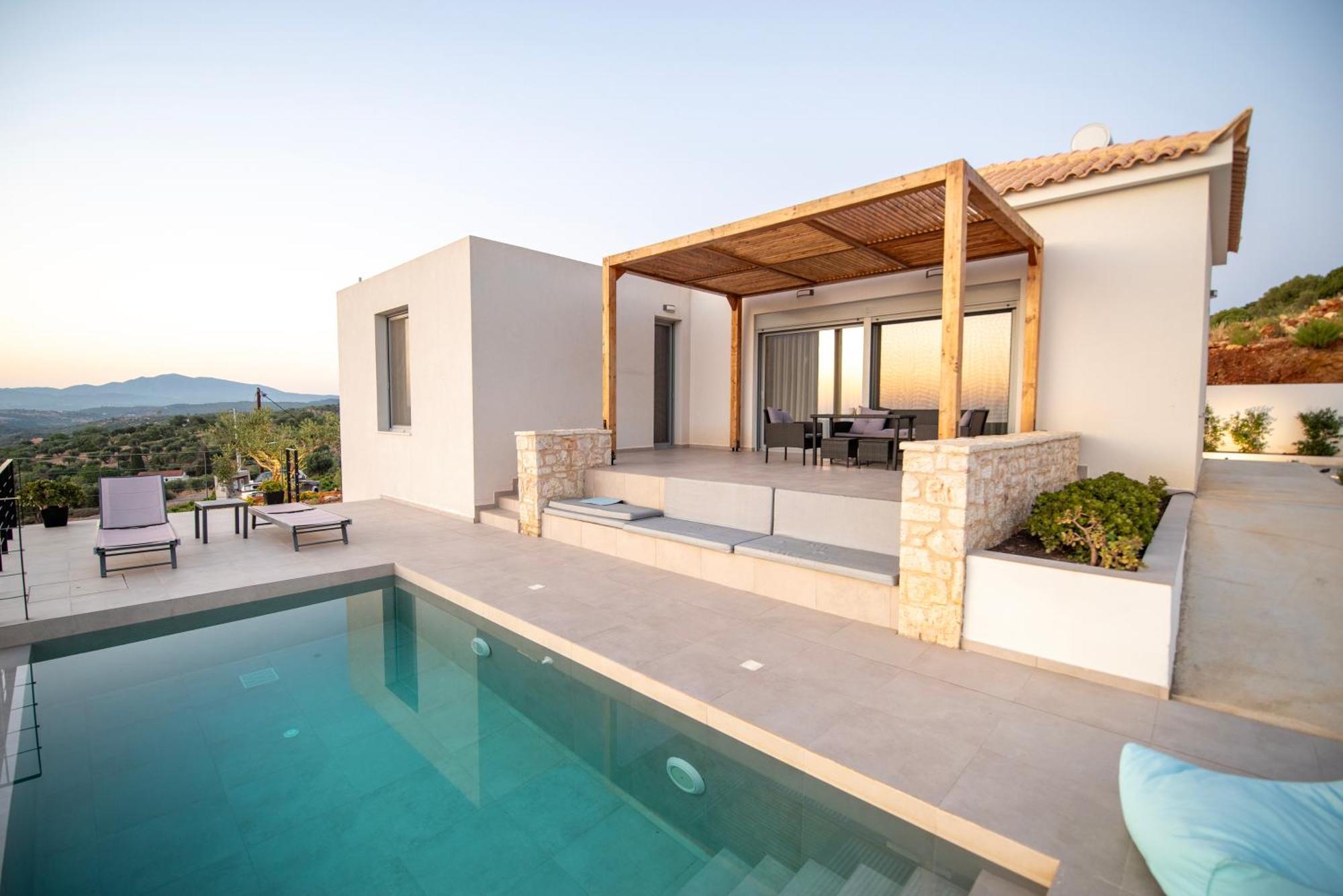 Sunset Luxury Villa Akritokhórion Dış mekan fotoğraf